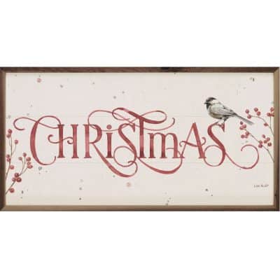 A Christmas Weekend No Snowflakes Wooden Sign