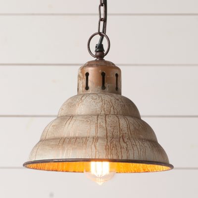 Vintage Verdigris Pendant Light