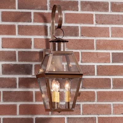 Town Crier Wall Light - Brass or Copper