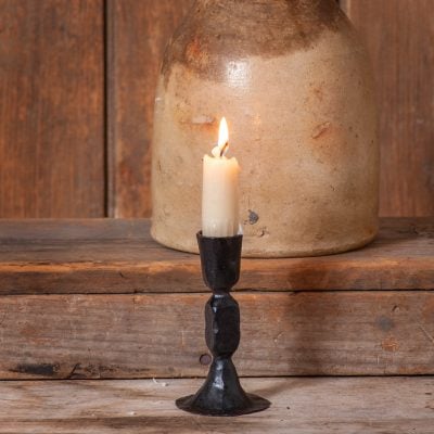 Essex Cast Iron Taper Candle Holders - Set of 4