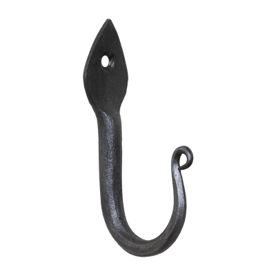 Arrow Head Wrought Iron Wall Hooks, Set/6