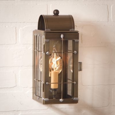Cape Cod Wall Lantern - Brass or Copper