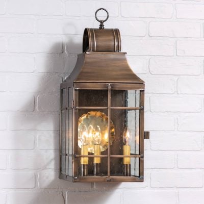 Stenton Wall Light - Brass or Copper