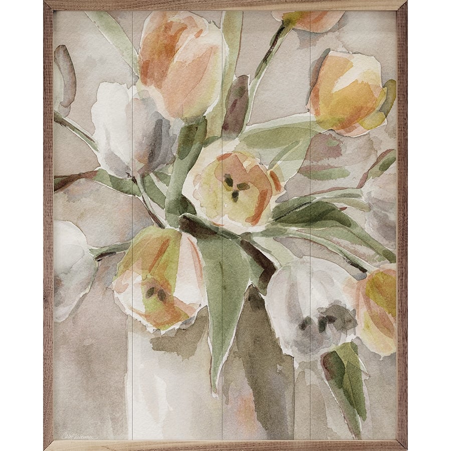 Tomorrow's Tulip Wooden Sign