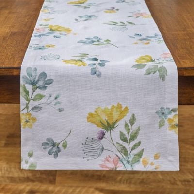 Spring Flowers Table Runner - 54"