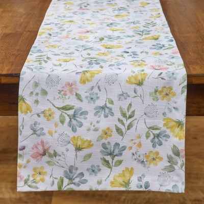 Spring Flowers Table Runner - 72"