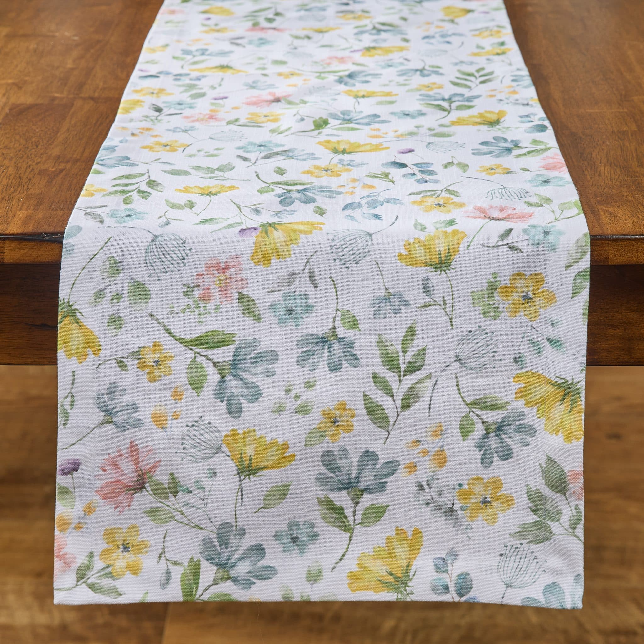 Spring Flowers Table Runner - 72"