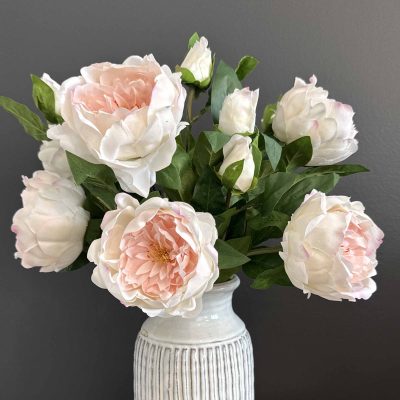 Blushing Garden Peony Floral Sprays, Set/6