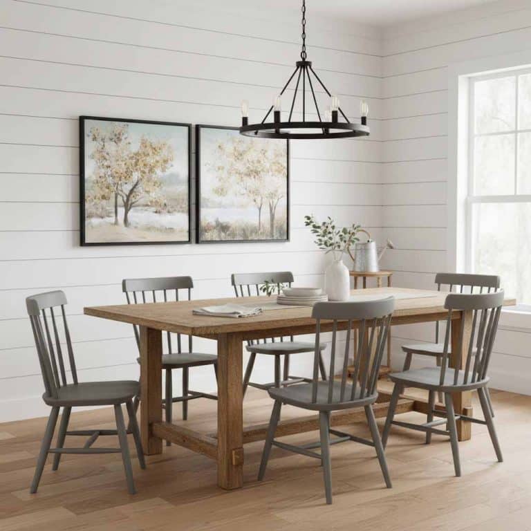 Quiet Grove Framed Tree Canvas Art, Set/2 - Piper Classics